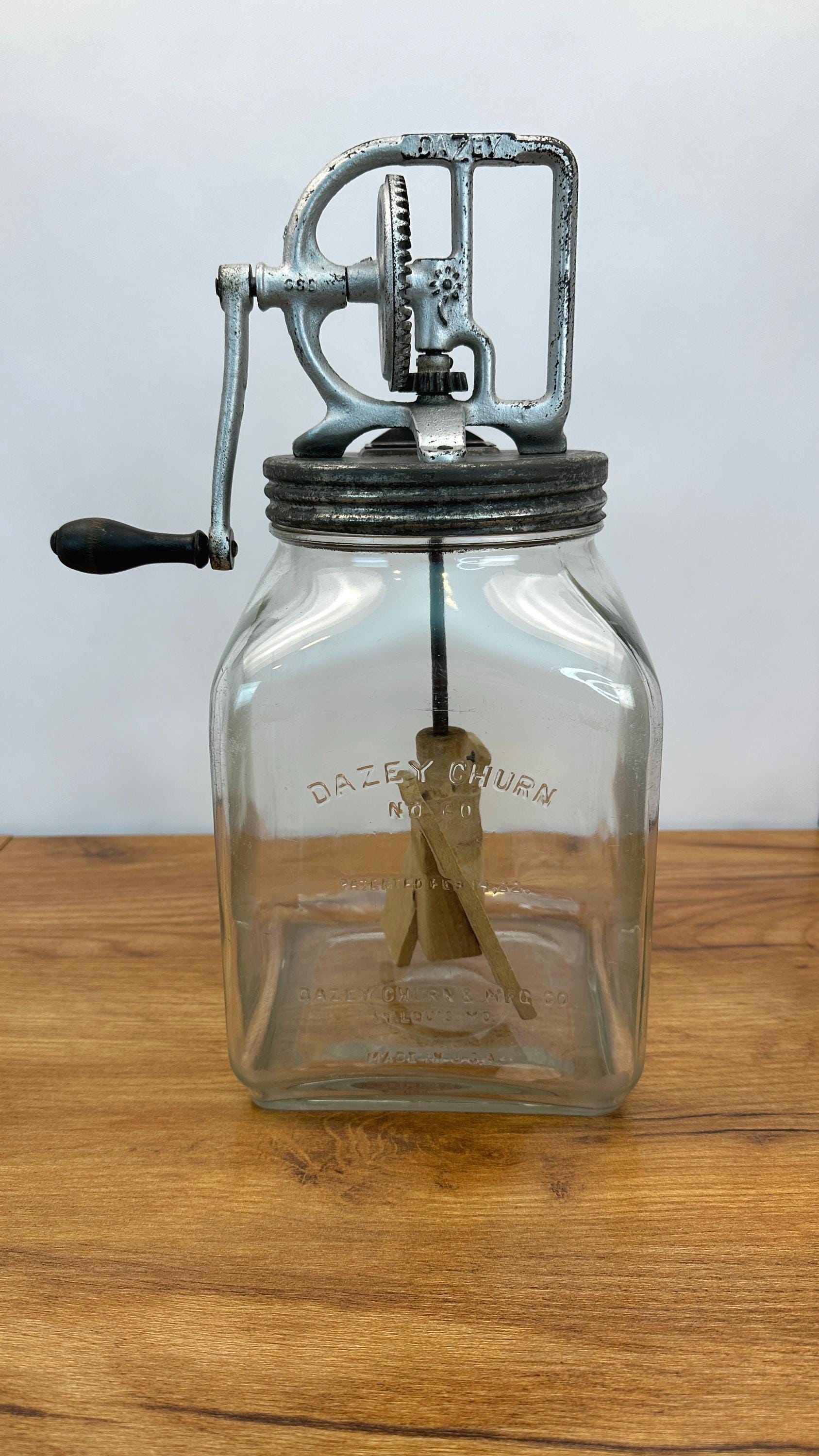 Vintage Dazey Butter Churn No. 60 | Dazey Churn & MFG. Co. ST Louis USA- 6-Quart